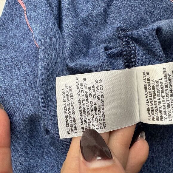 The North Face Sweat Now Smile Tomorrow Womens Blue Raceback Tank Top Size M - Picture 9 of 10